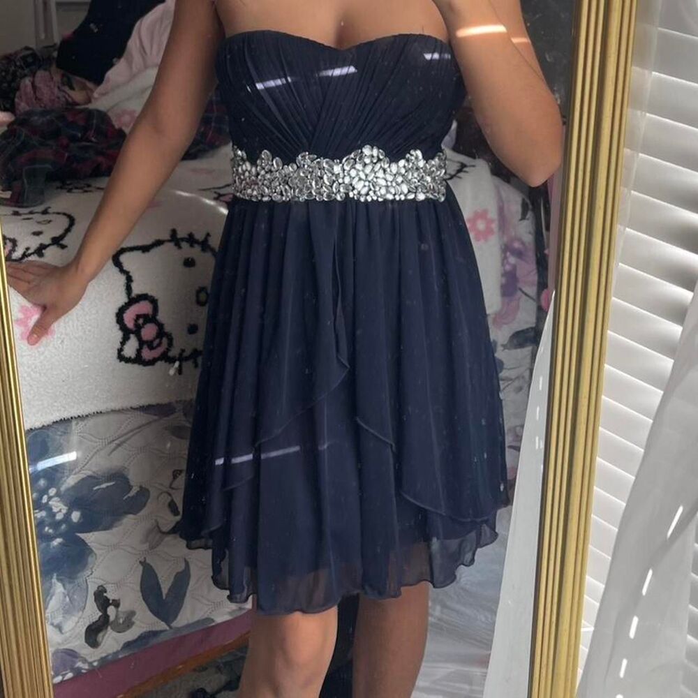Speechless Women's Navy and Blue Dress